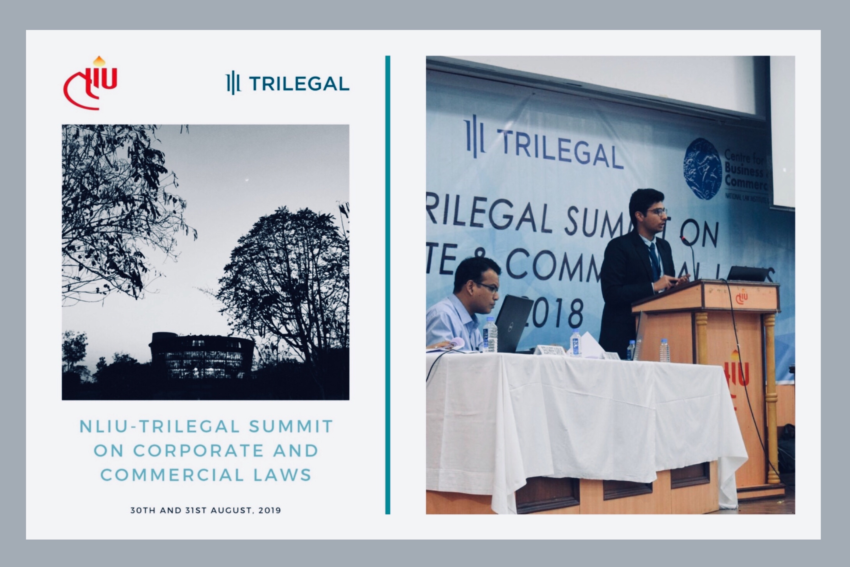 Ishaan Chopra of NLIU Bhopal on his experience at the 4th NLIU Trilegal Summit, 2018